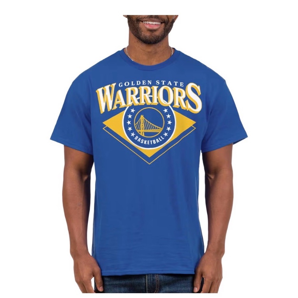 NBA Golden State Warriors Blue and Gold Tee